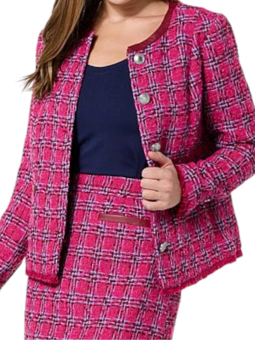 G By Guiliana Black Label Tweed Ladies Jacket